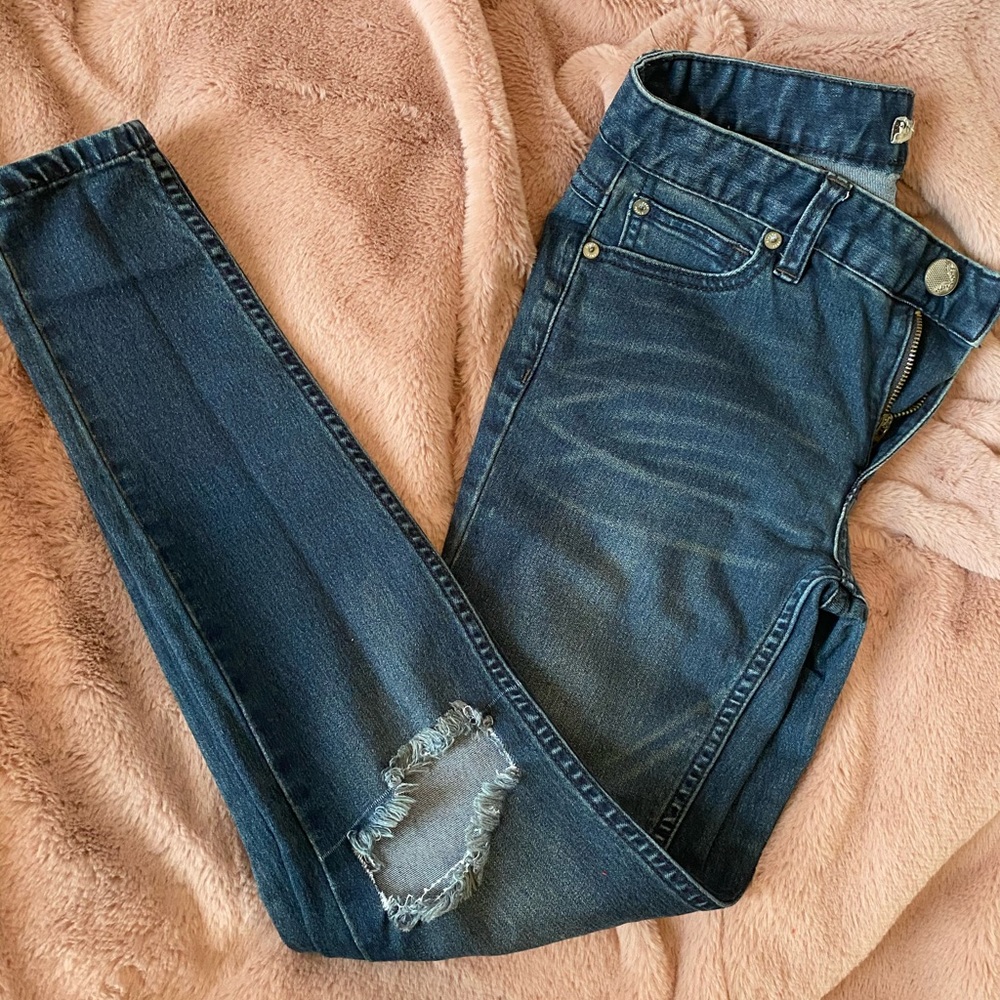 FREE PEOPLE Denim - Skinny, low cut